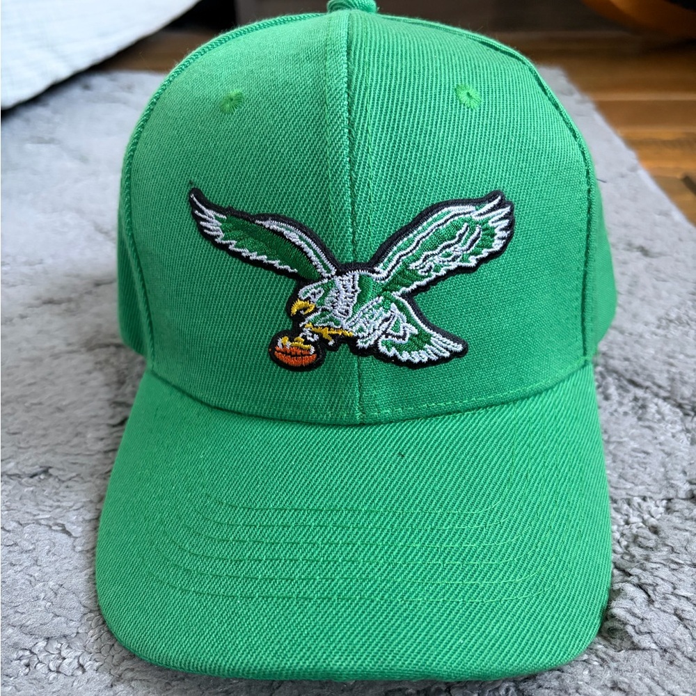 Philadelphia Eagle kelly green Embroidered Baseball Cap
